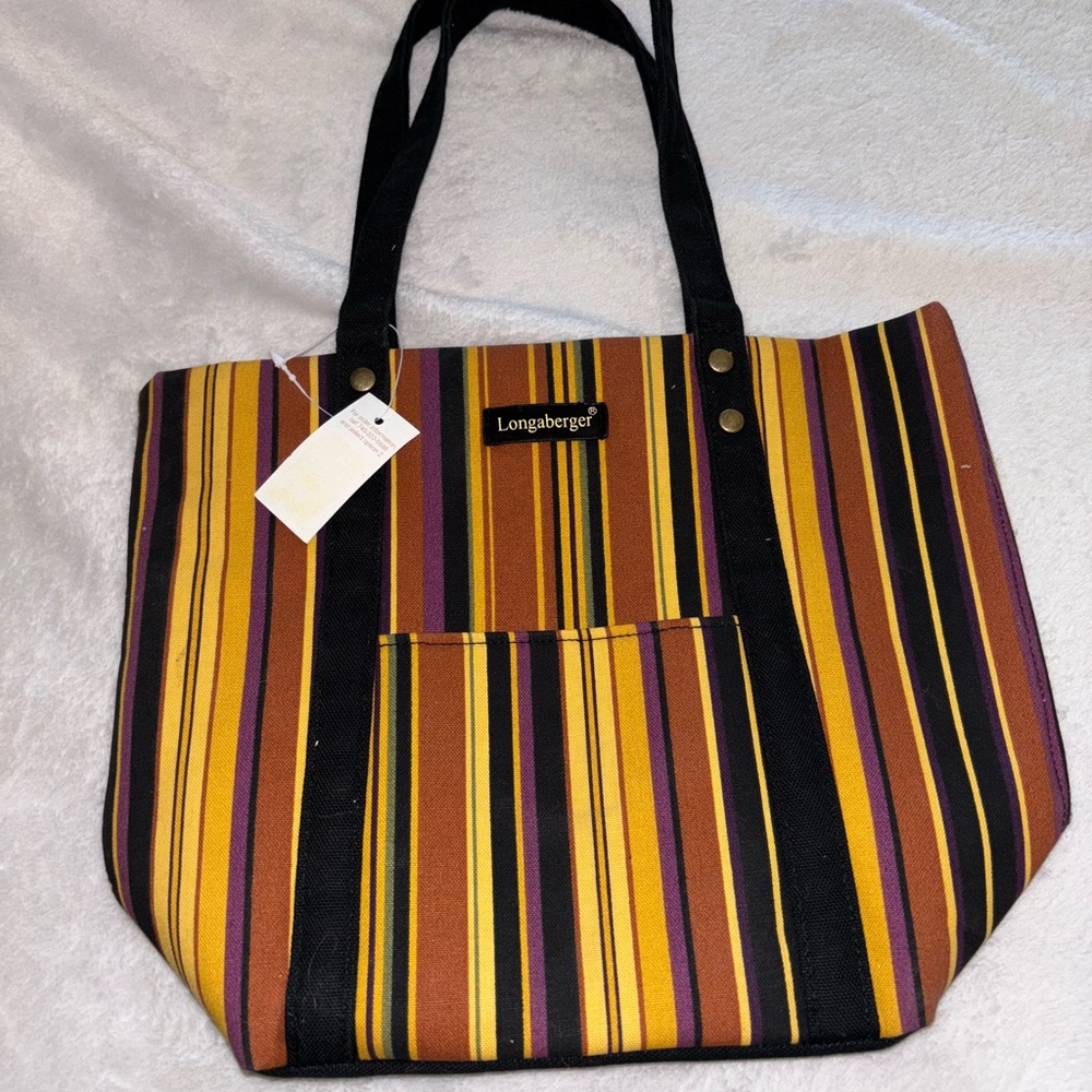 Longaberger Multicolor Striped Women's Bag